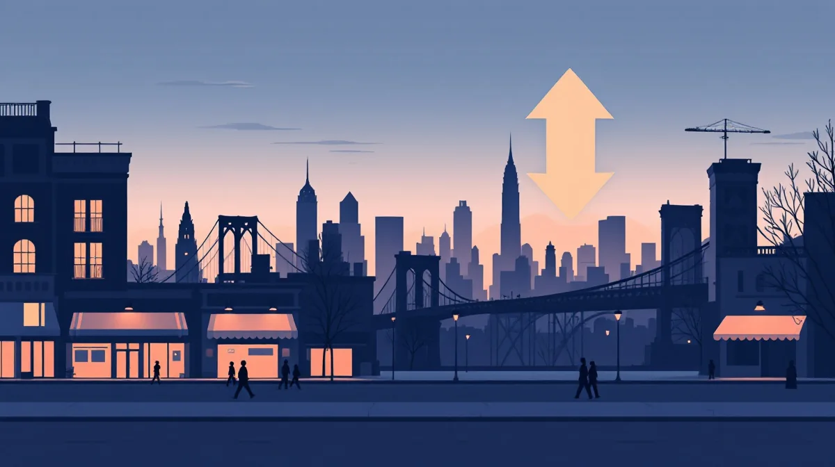 Representative illustration: abstract transit drawing